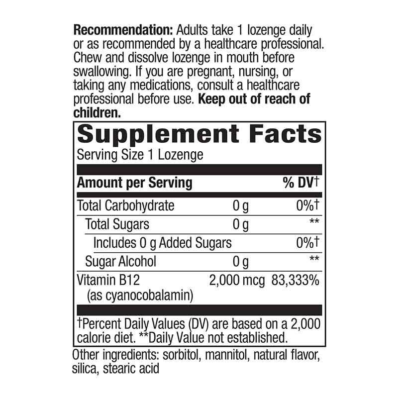Vitamin B-12 2 Mg, by Natures Way, image #2