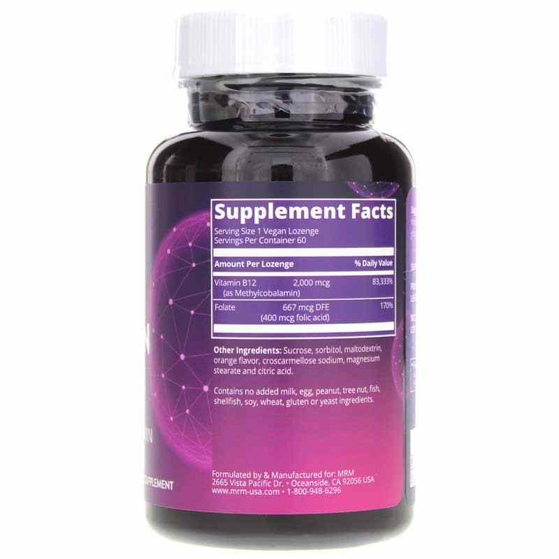 Vitamin B-12 Methylcobalamin 2,000 Mcg, by MRM, image #2