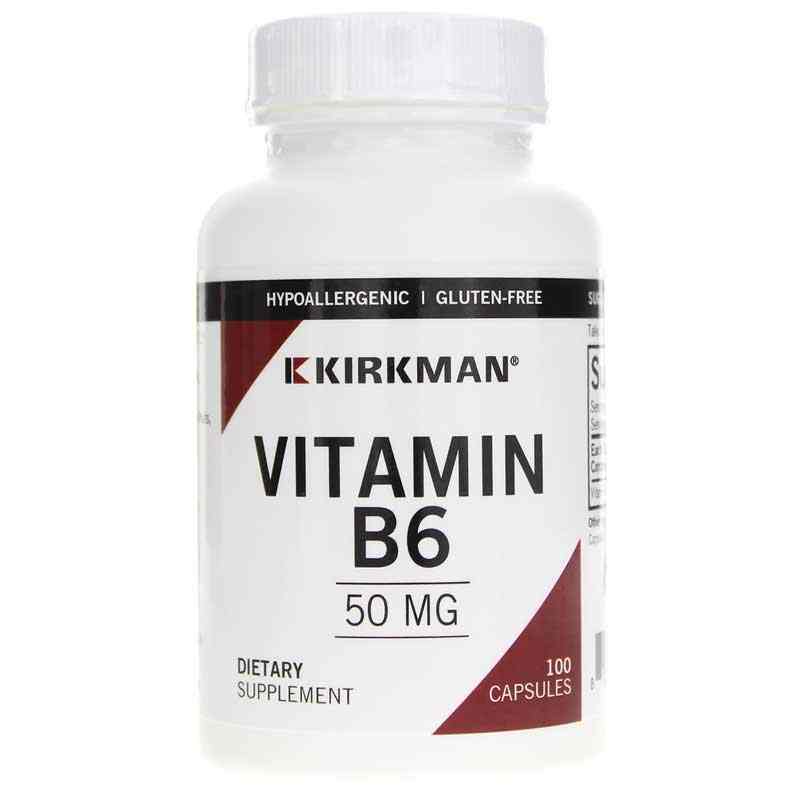 Vitamin B-6 50 Mg, by Kirkman