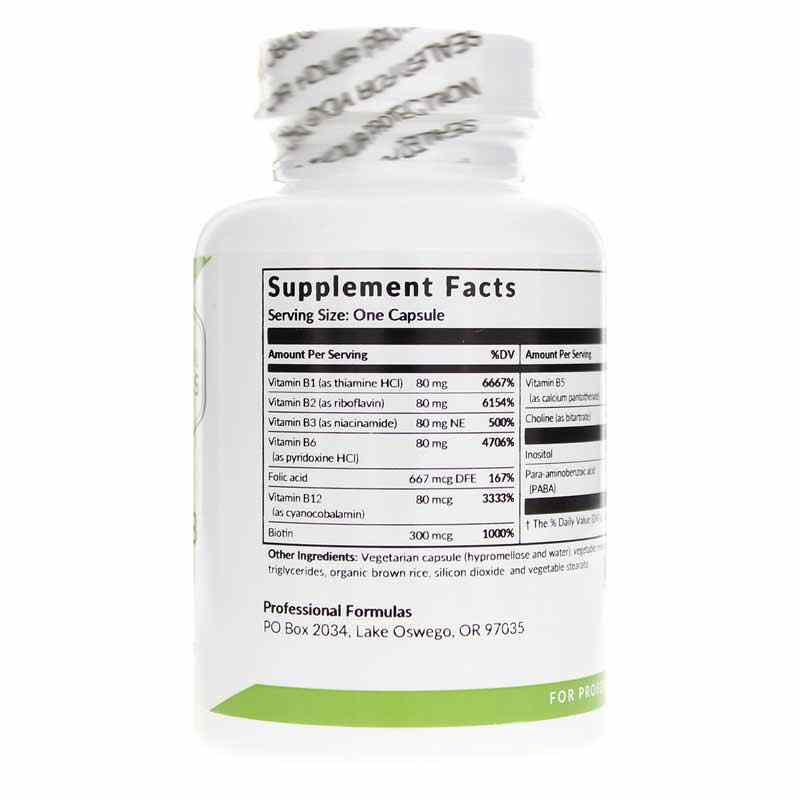 Vitamin B Complex Capsules, by Professional Formulas, image #2
