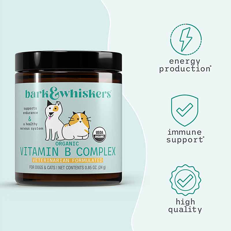 Vitamin B Complex Organic for Cats and Dogs, by Bark & Whiskers, image #3