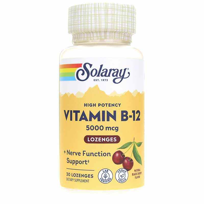 Vitamin B-12 5000 Mcg, by Solaray