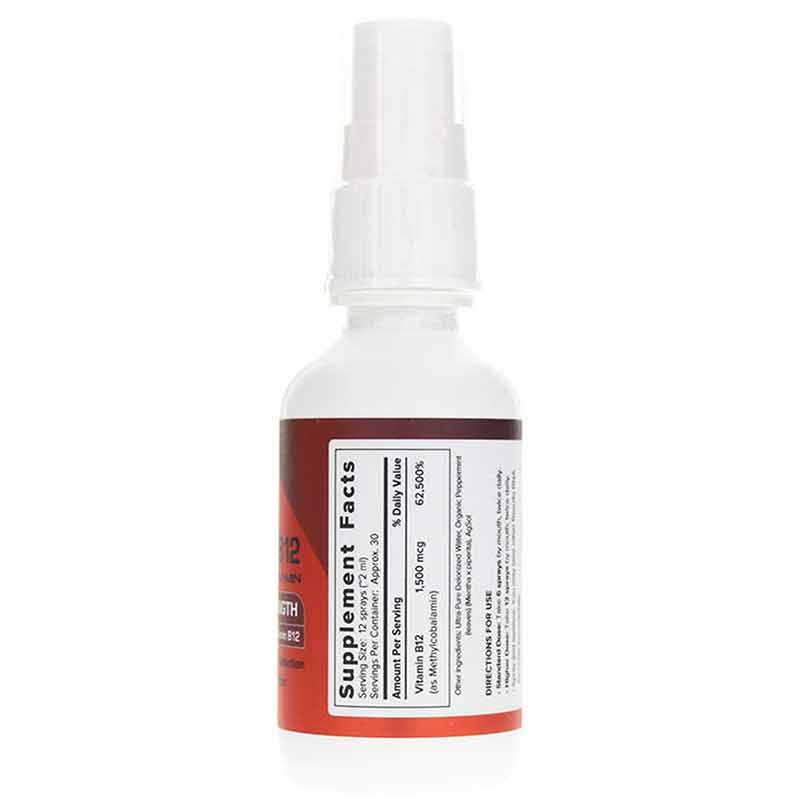 Vitamin B12 Methylcobalamin Extra Strength, 2 Oz, by Results RNA, image #2