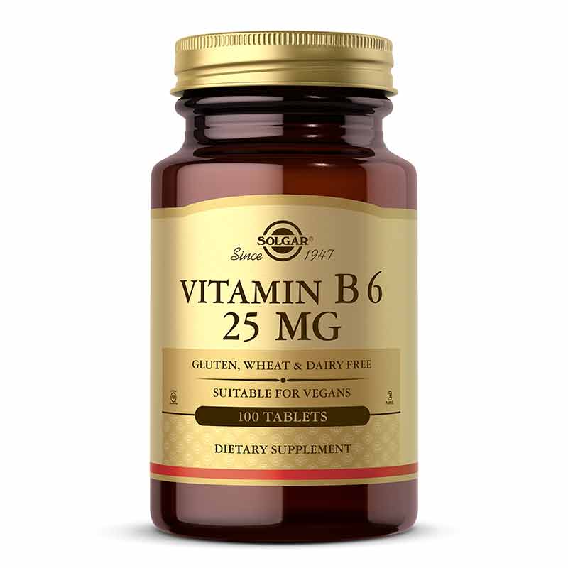 Vitamin B6 25 Mg, by Solgar
