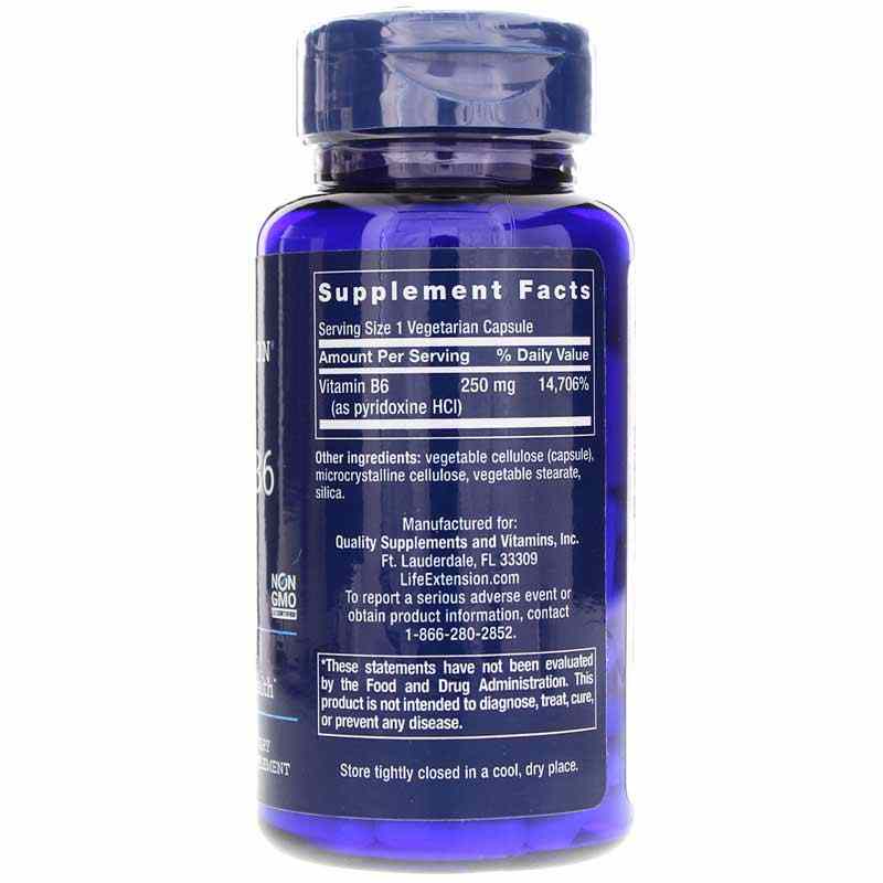 Vitamin B6 250 Mg, by Life Extension, image #2