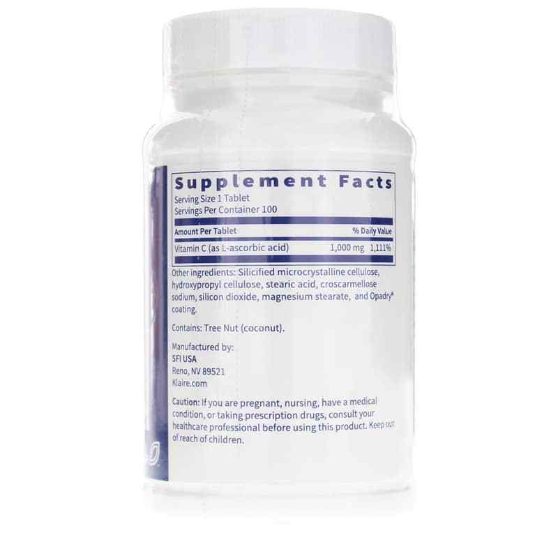 Vitamin C 1000 Mg, 100 Tablets, by SFI Health, image #2