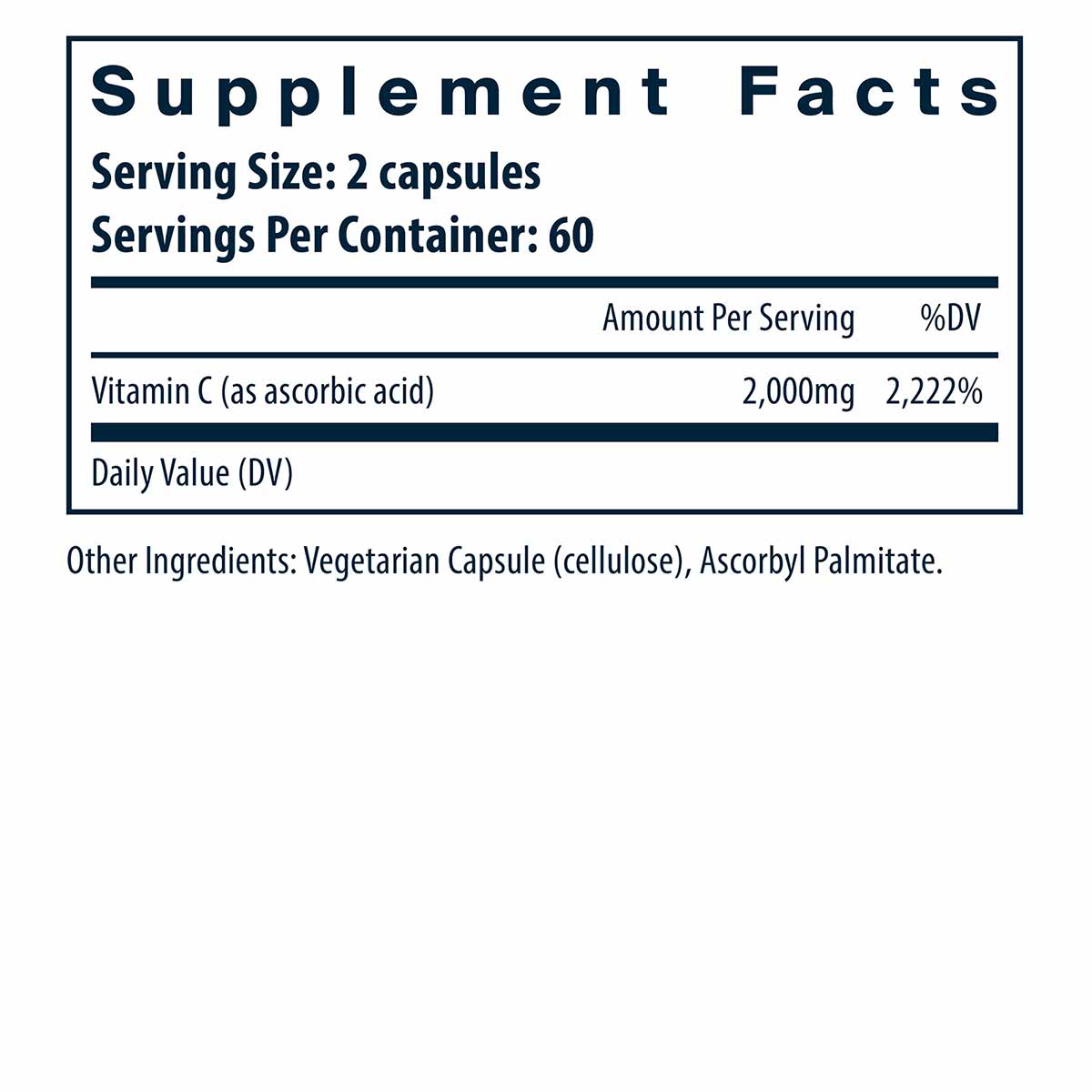 Vitamin C 1000 Mg, by Vital Nutrients