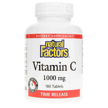 Vitamin C 1000 Mg Time Release, 180 Tablets, by Natural Factors
