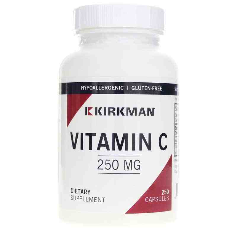 Vitamin C 250 Mg Capsules, 250 Capsules, by Kirkman