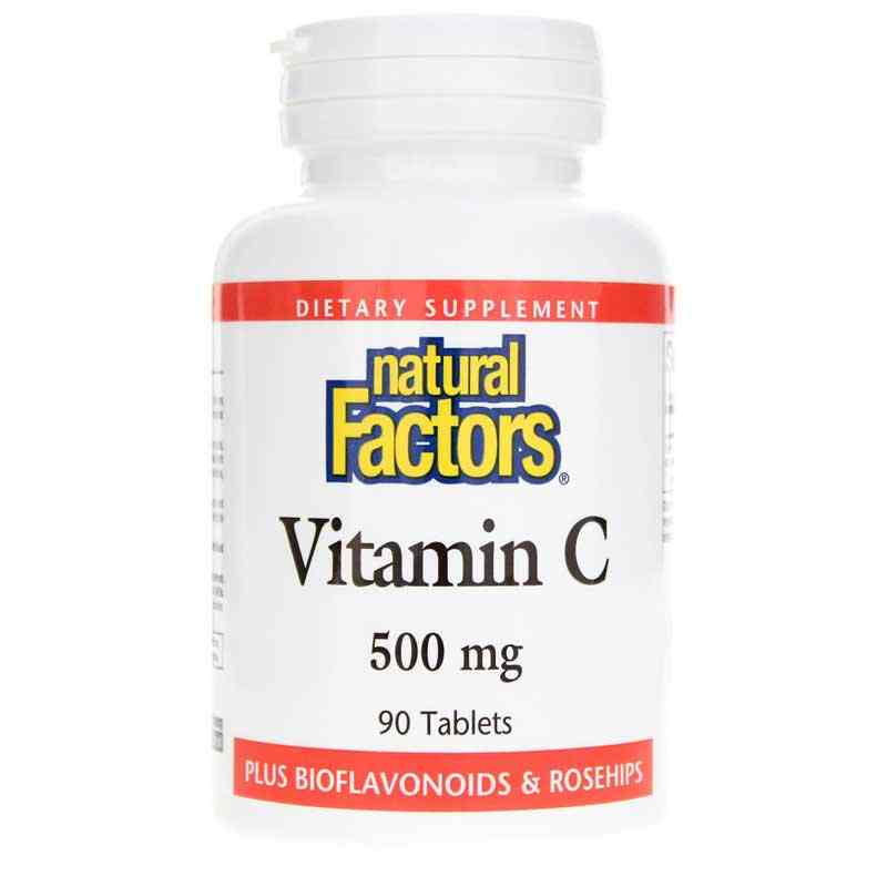 Vitamin C 500 Mg with Bioflavonoids & Rosehips, by Natural Factors