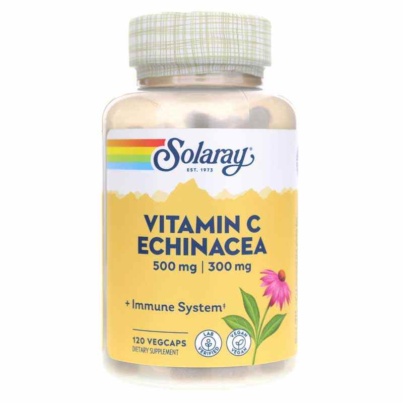 Vitamin C 500 Mg with Echinacea, by Solaray