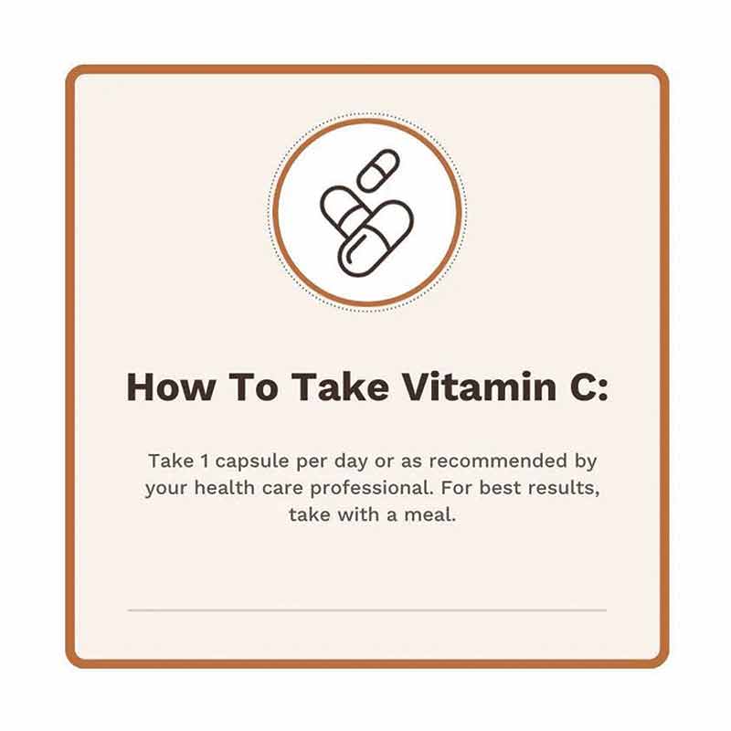 Vitamin C, 60 Capsules, by Utzy Naturals, image #3