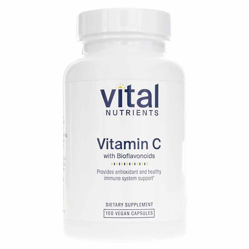 Vitamin C with Bioflavonoids, 100 Capsules, by Vital Nutrients