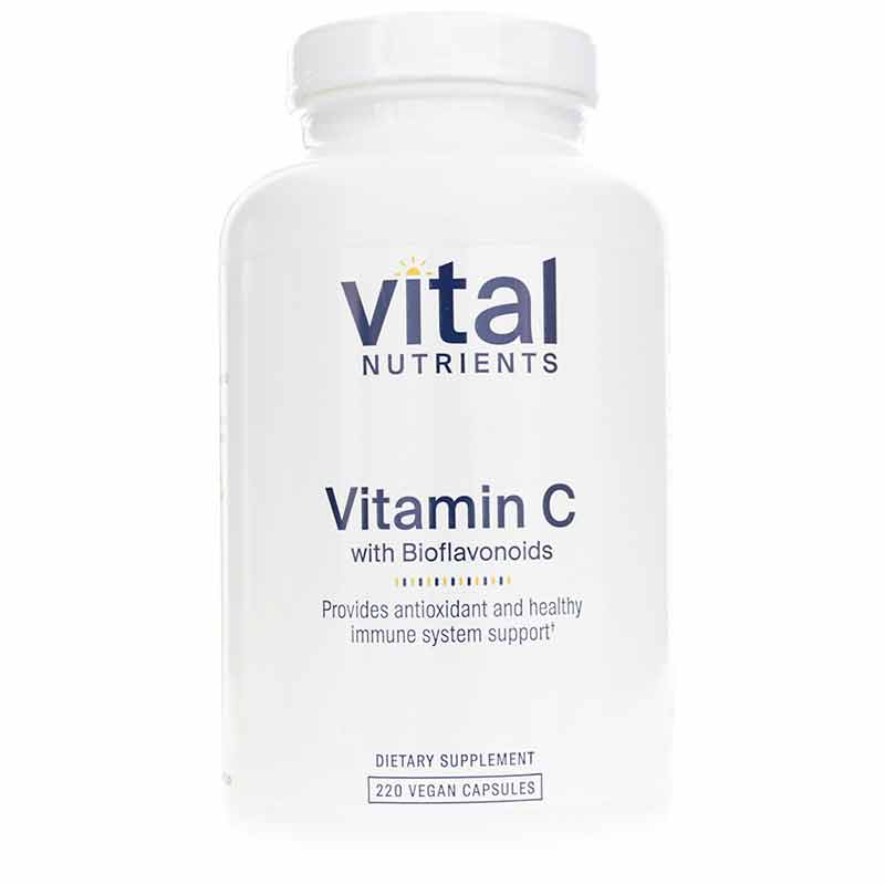 Vitamin C with Bioflavonoids, 220 Capsules, by Vital Nutrients