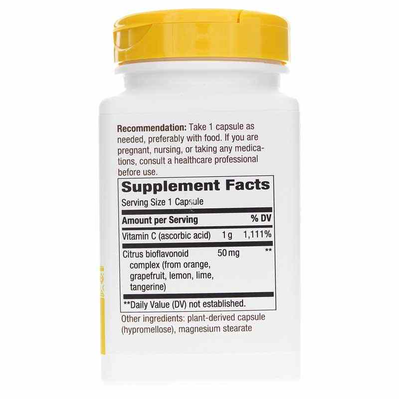 Vitamin C with Bioflavonoids Extra Strength, 100 Vegan Capsules, by Natures Way, image #2