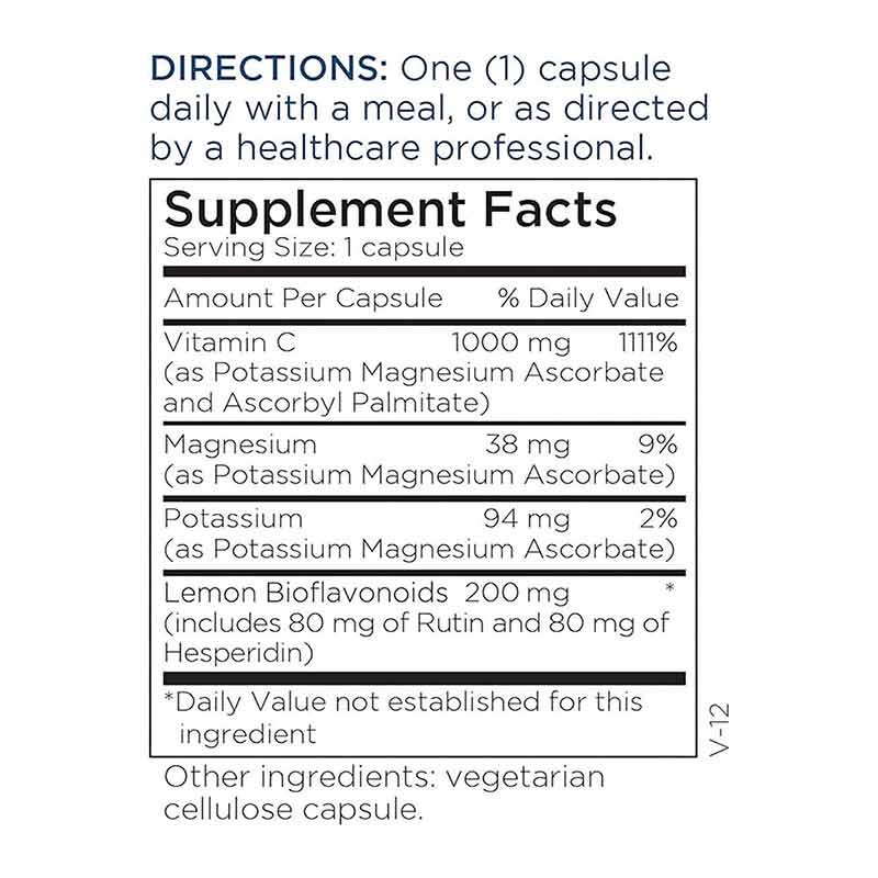 Vitamin C Buffered with Bioflavonoids 1,000 Mg, by Metabolic Maintenance, image #2