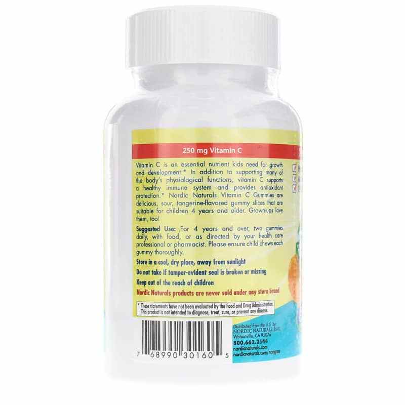 Vitamin C Gummies, 60 Gummies, by Nordic Naturals, image #3