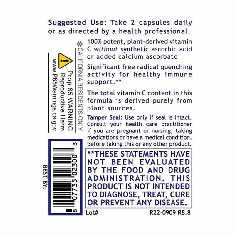 Vitamin C Plant-Source, by Premier Research Labs, image #3