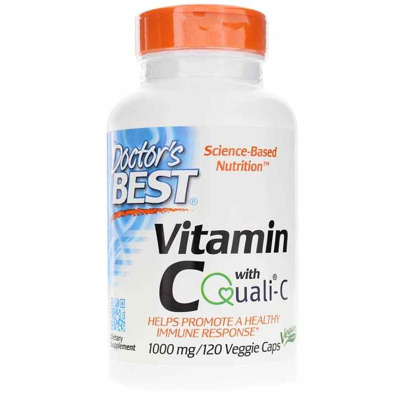 Vitamin C with Quali-C 1000 Mg, 120 Veg Capsules, by Doctors Best