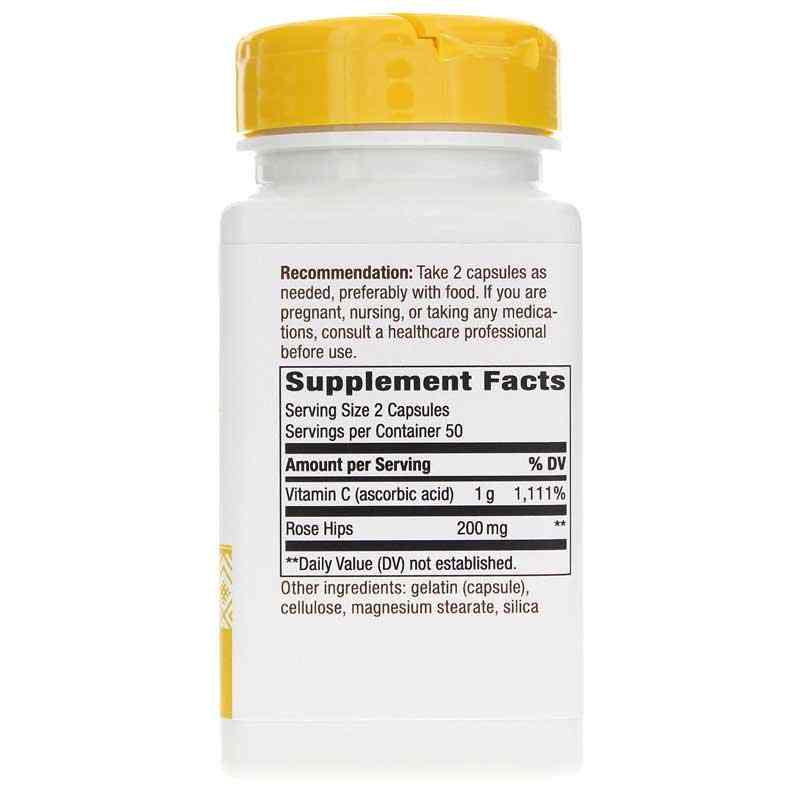 Vitamin C with Rose Hips, 100 Capsules, by Natures Way, image #2