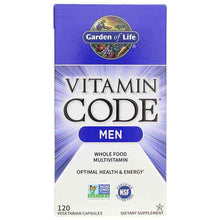 Vitamin Code Men Raw Whole Food Multivitamin, 120 Veg Capsules, by Garden of Life