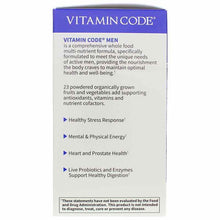 Vitamin Code Men Raw Whole Food Multivitamin, 240 Veg Capsules, by Garden of Life, image #4