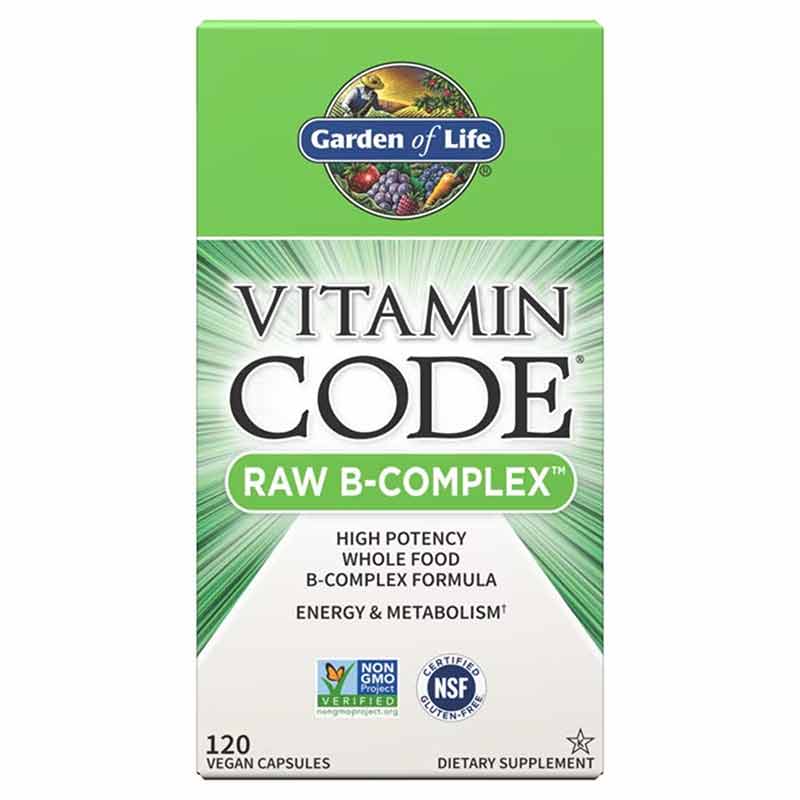 Vitamin Code Raw B-Complex, 120 Veg Capsules, by Garden of Life