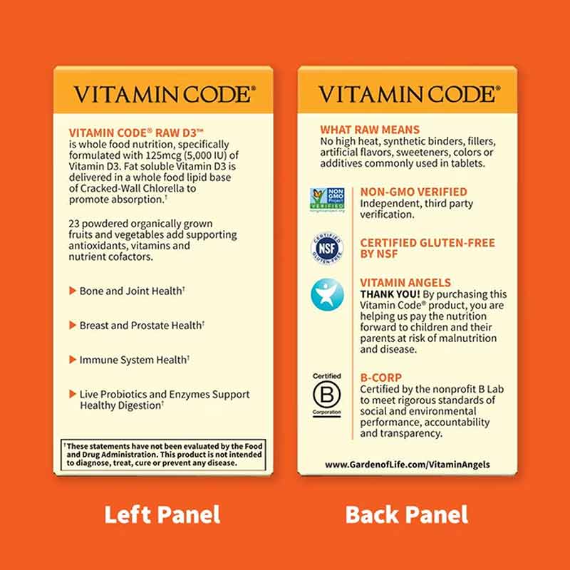 Vitamin Code Raw D3 5000 IU (125mcg), by Garden of Life, image #3
