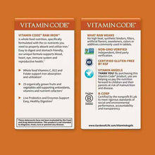 Vitamin Code Raw Iron 22 Mg, by Garden of Life, image #3
