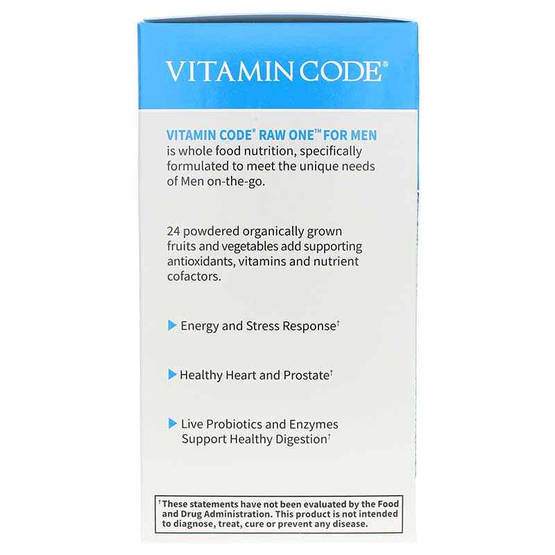 Vitamin Code Raw One for Men, by Garden of Life, image #4