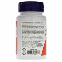 Vitamin D-3 5,000 IU, 240 Softgels, by NOW Foods, image #3