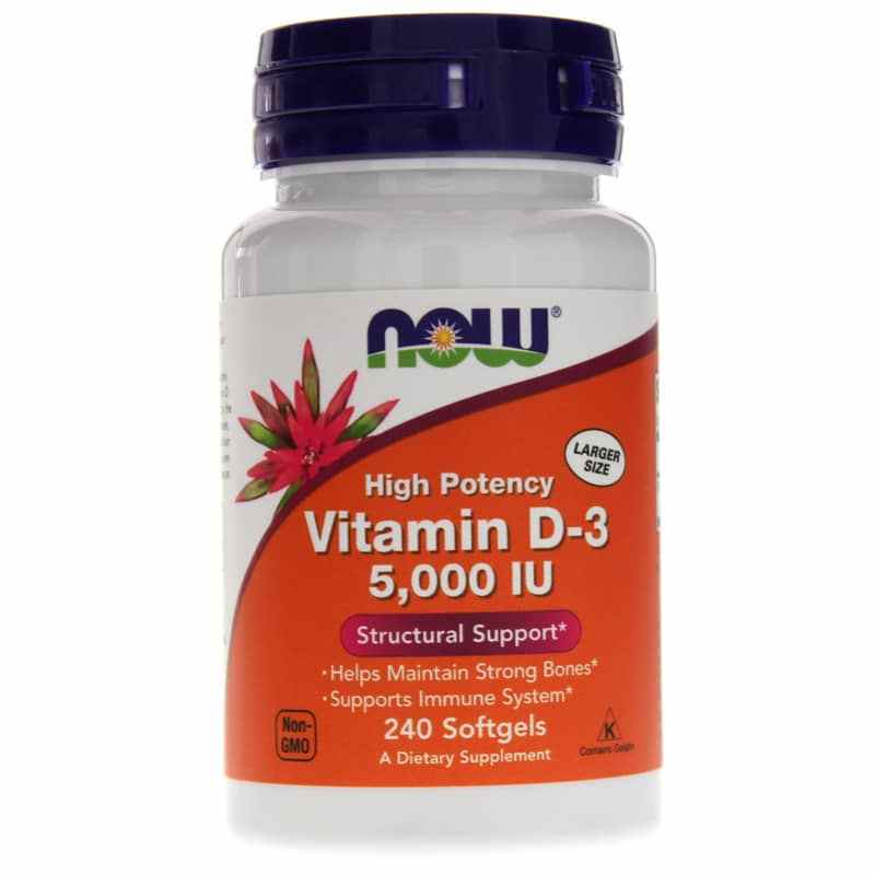 Vitamin D-3 5,000 IU, by NOW Foods