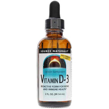 Vitamin D-3 Liquid, 2 Oz, by Source Naturals