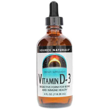 Vitamin D-3 Liquid, 4 Oz, by Source Naturals