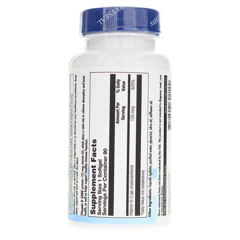 Vitamin D 5000, by Nutra Biogenesis, image #3