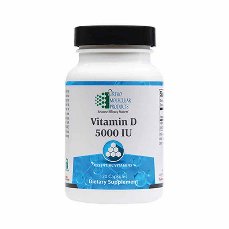 Vitamin D 5,000 IU, 120 Capsules, by Ortho Molecular