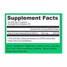 Vitamin d3, 90 Capsules, by Natural Healthy Concepts, image #2