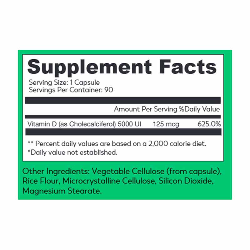 Vitamin d3, 90 Capsules, by Natural Healthy Concepts, image #2