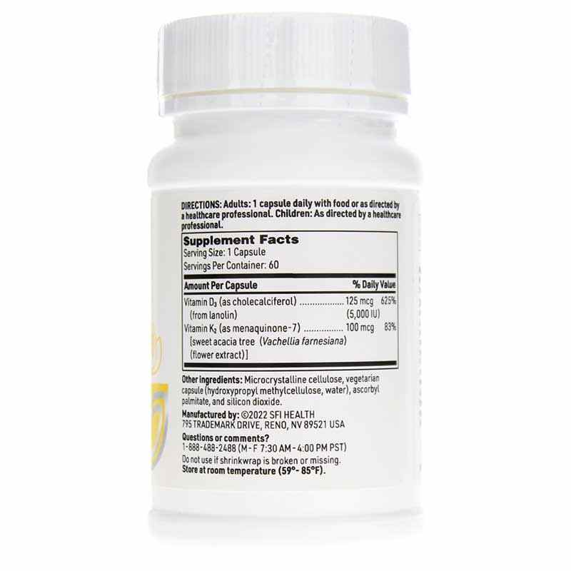 Vitamin D Plus K, by SFI Health, image #2