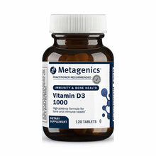 Vitamin D3 1000, 120 Tablets, by Metagenics