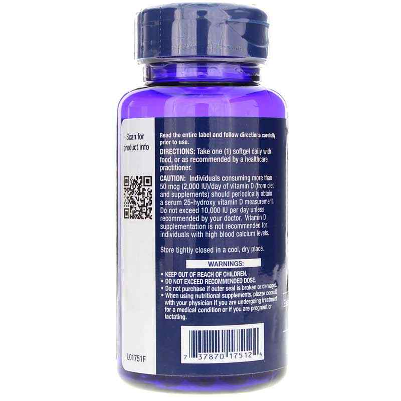 Vitamin D3 1000 IU, by Life Extension, image #3