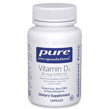 Vitamin D3 (25mcg) 1000 IU, 60 Capsules, by Pure Encapsulations