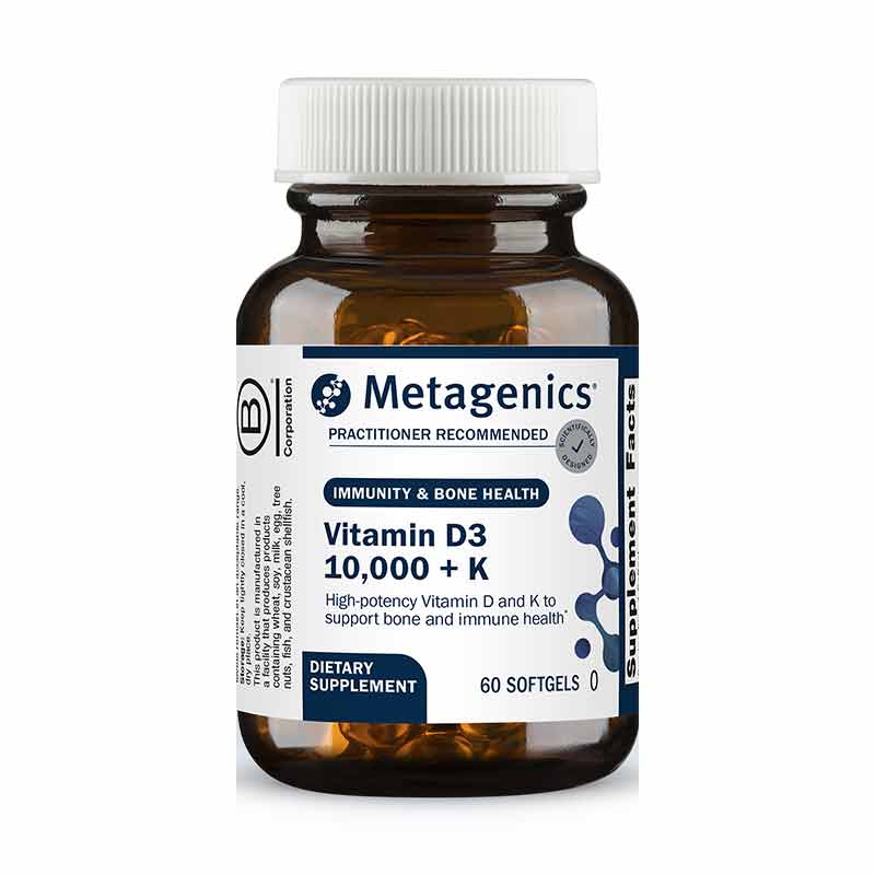 Vitamin D3 10000 + K, by Metagenics