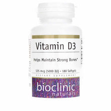 Vitamin D3 125 Mcg (5000 IU), by Bioclinic Naturals