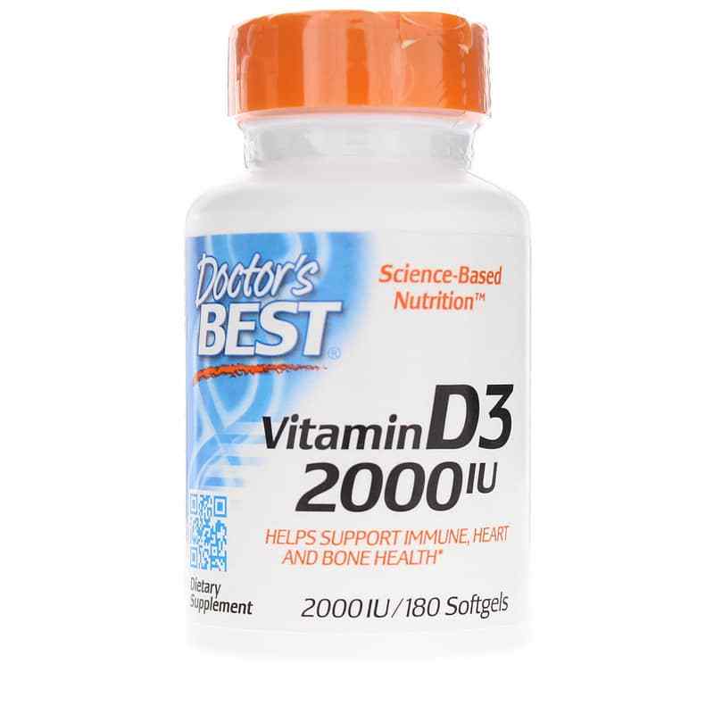 Vitamin D3 2000 IU, by Doctors Best