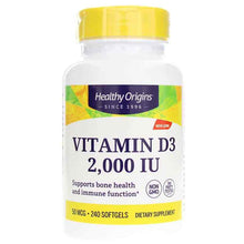 Vitamin D3 2000 IU (50mcg), 240 Softgels, by Healthy Origins