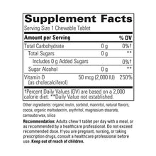 Vitamin D3 50 Mcg (2000 IU) Chocolate Flavor, by Integrative Therapeutics, image #4