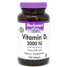 Vitamin D3 2000 IU, by Bluebonnet