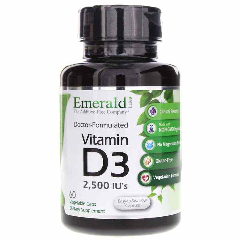 Vitamin D3 2500 IU, by Emerald