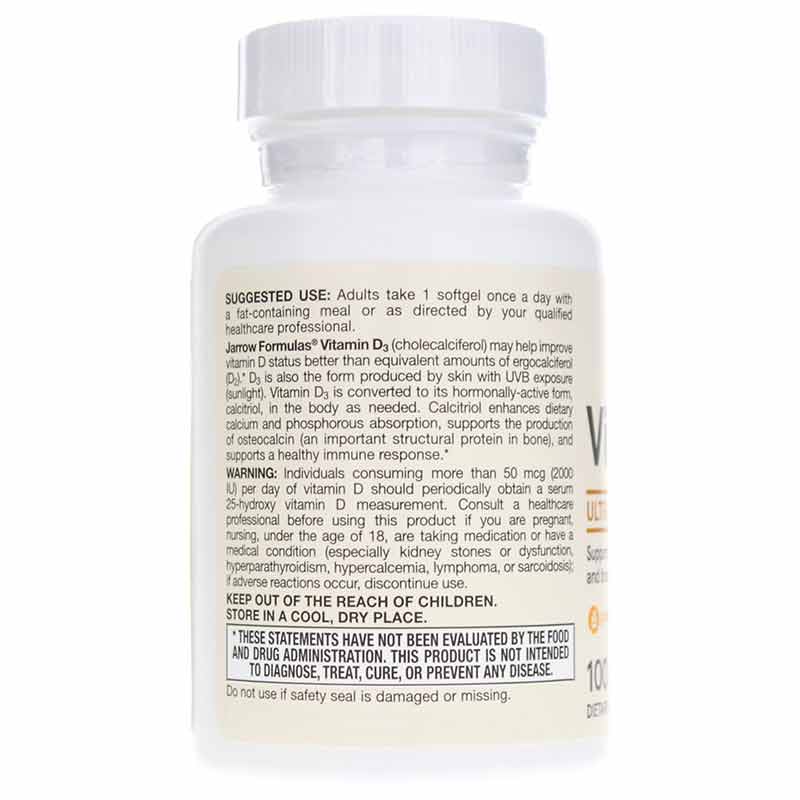 Vitamin D3 2,500 IU, by Jarrow Formulas, image #3